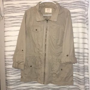 Khaki utility jacket
